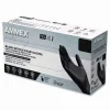 AMMEX Professional Nitrile Exam Gloves, Powder-Free, Small, Black, 100/Box