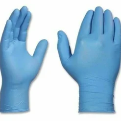 Ammex Professional Powder-Free Exam-Grade Nitrile Gloves, X-Large, Blue, Box Of 100 Gloves