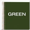 Ampad Gold Fibre Wirebound Project Notes Book, Project-Management Format, Green Cover, (84) 9.5 x 7.25 Sheets, Undated Calendar