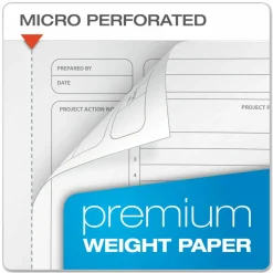 Ampad Gold Fibre Wirebound Project Notes Book, Project-Management Format, Green Cover, (84) 9.5 x 7.25 Sheets, Undated Calendar