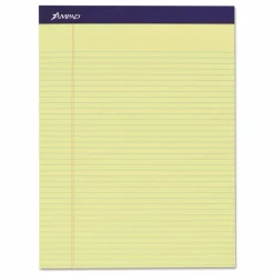 Ampad Legal Ruled Pads, Narrow Rule, (50) Canary Yellow 8.5 x 11 Sheets, 4/Pack
