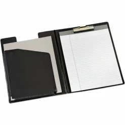 Ampad Perforated 3 Hole Punched Ruled Double Sheet Pad, Wide/Legal Rule, 100 Sheets, 8 1/2