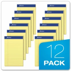 Ampad Perforated Ruled Pads - 50 Sheets - Stapled - 0.28