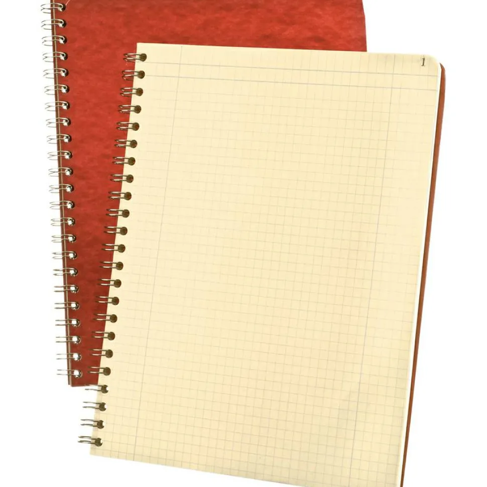 Ampad Retro Computation Notebook, 9 1/4" x 11 3/4", 75 Sheets, Red