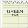 Ampad Steno Pads, Tan Cover, Gregg Rule, (60) Green-Tint 6 x 9 Sheets