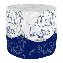Angel Soft by GP PRO, 2 Ply, Professional Series Standard Roll Toilet Paper, 4x4, Recycled, White, 400 Sheets, 60 Rolls per Case