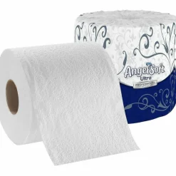 Angel Soft by GP PRO, 2 Ply, Professional Series Standard Roll Toilet Paper, 4x4, Recycled, White, 400 Sheets, 60 Rolls per Case