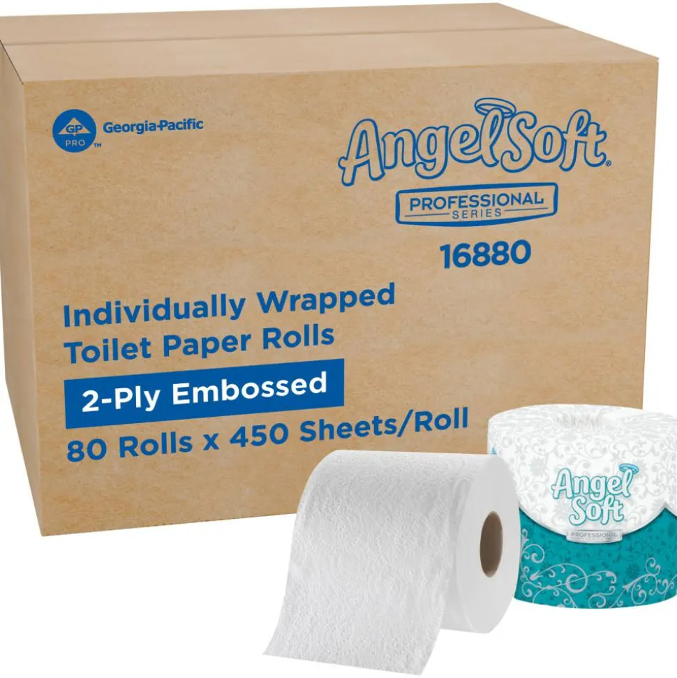 Angel Soft Professional Series Embossed Toilet Paper, 16880