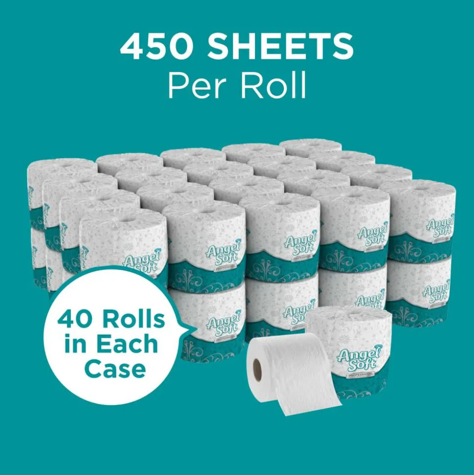 Angel Soft Professional Series Embossed Toilet Paper, 16840
