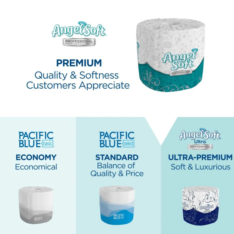 Angel Soft Professional Series Embossed Toilet Paper, 16840