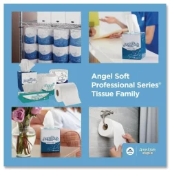 Angel Soft Professional Series 2-Ply Facial Tissue, Cube Box, White, 10% Recycled Fiber, 36 Boxes Per Case, 96 Sheets Per Box