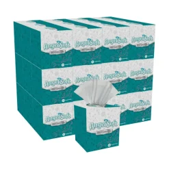 Angel Soft Professional Series 2-Ply Facial Tissue, Cube Box, White, 10% Recycled Fiber, 36 Boxes Per Case, 96 Sheets Per Box