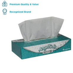 Angel Soft Professional Series 2-Ply Facial Tissue, Box Of 100 Sheets