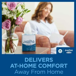 Angel Soft Ultra Professional Series Premium 2-Ply Facial Tissue, Cube Box, White, 10 Boxes Per Case, 96 Tissues Per Box