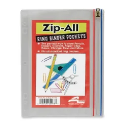 Anglers Zip-All Ring Binder Pocket, 8