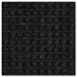 Apache Mills Absorba Select Entry Mat, Rectangular, Pepper/Black Crush-Resistant Needle-Punched Surface, 36