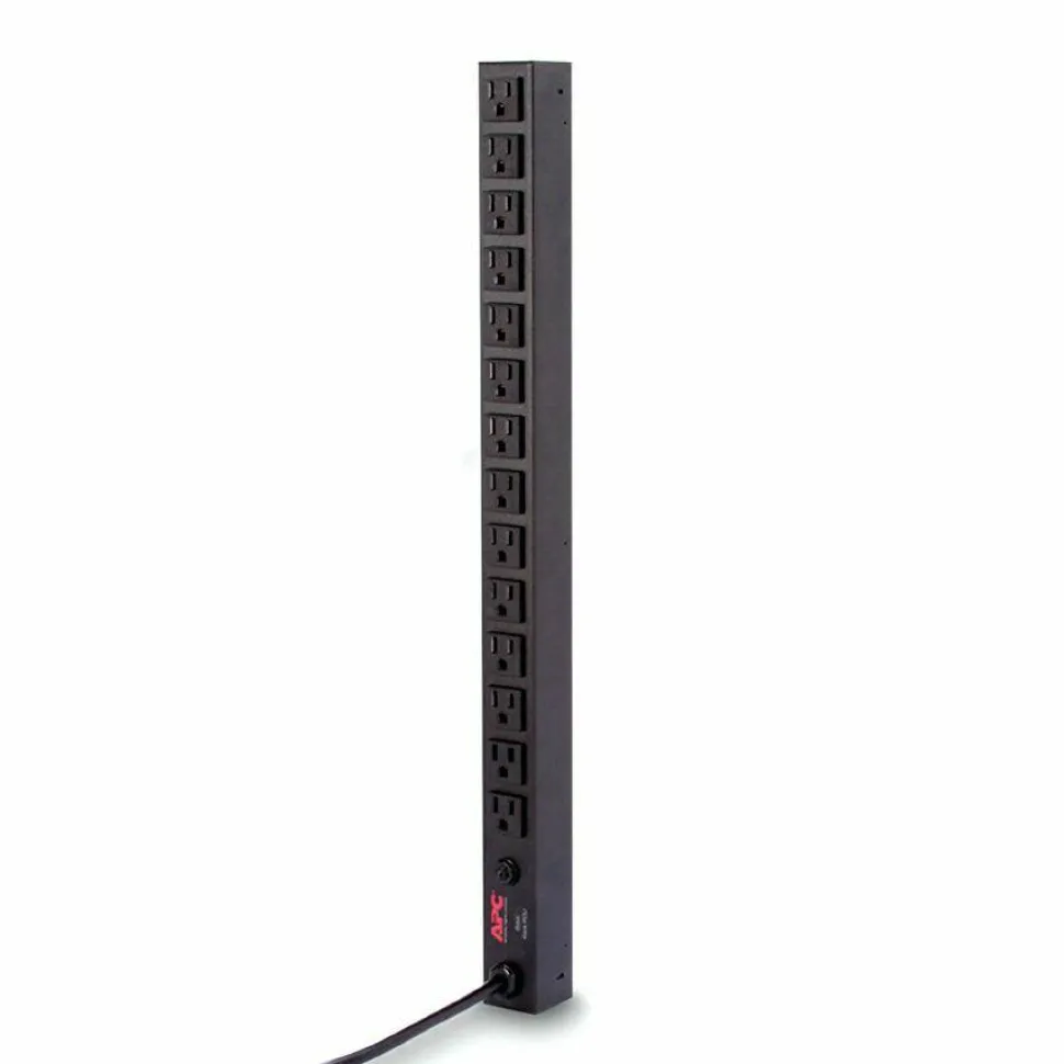 APC NetShelter Basic Rack PDU, 0U, 15A, 100/120V, 14 NEMA 5-15 outlets