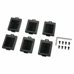 APC NetShelter Cable Management, Mounting Rail Brush Strips, Set of 6, for NetShelter SX 750 mm Wide, Black, 76 x 114 x 13 mm