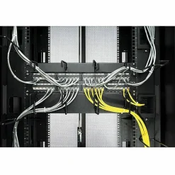 APC NetShelter Cable Management, Mounting Rail Brush Strips, Set of 6, for NetShelter SX 750 mm Wide, Black, 76 x 114 x 13 mm
