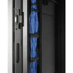 APC NetShelter Cable Management, Vertical Cable Manager, Rings, Set of 10, Black, 107 x 53 x 18 mm - Ring - Black - Plastic - 1 Each
