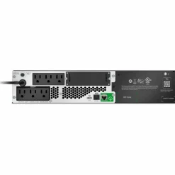 APC Smart-UPS, Line Interactive, 1000VA, Lithium-ion, Rackmount 2U, 120V, 6x NEMA 5-15R outlets, SmartConnect Port+SmartSlot, Short Depth, AVR, LCD