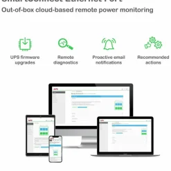 APC Smart-UPS, Line Interactive, 1000VA, Lithium-ion, Rackmount 2U, 120V, 6x NEMA 5-15R outlets, SmartConnect Port+SmartSlot, Short Depth, AVR, LCD