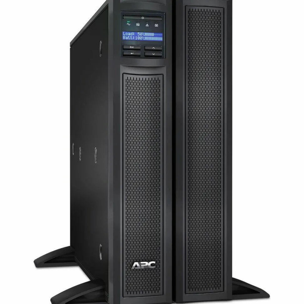 APC Smart-UPS X, Line Interactive, 3kVA, Rack/tower convertible 4U, 208V, 2x NEMA L6-20R+4x IEC C13+2x IEC C19, SmartSlot,Extended runtime,Short depth