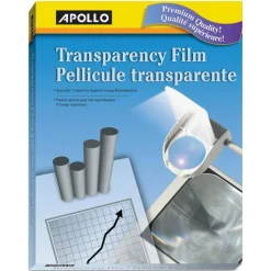 Apollo Laser Printer Transparency Film, 8 1/2