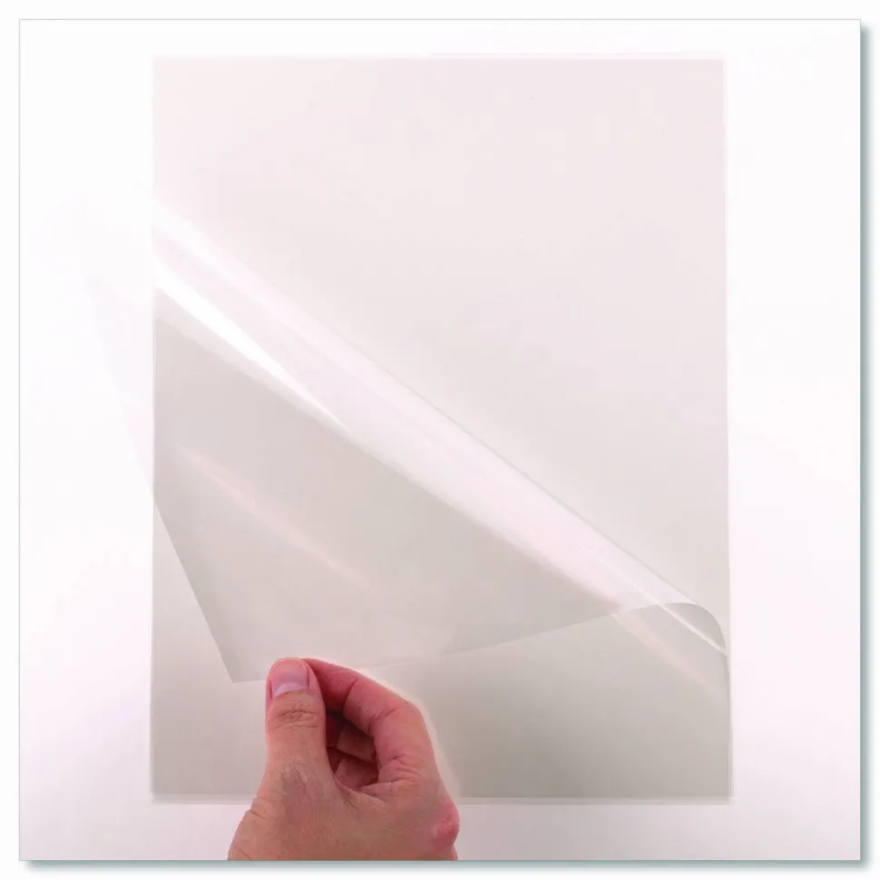 Apollo Plain Paper Copier Transparency Film, Black On Clear, Box Of 100