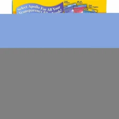 Apollo Plain Paper Copier Transparency Film, Black On Clear, Box Of 100