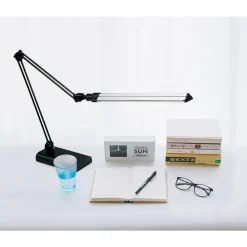 Architect Desk Lamp, Adjustable, 21-1/2"H, Black/Silver