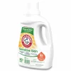 Arm & Hammer HE Compatible Liquid Detergent, Unscented, 50 Loads, 50 oz Bottle, 8/Carton