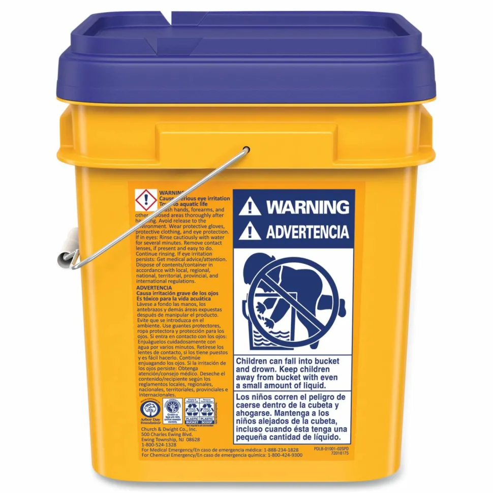 Arm & Hammer Powder Laundry Detergent, Crisp Clean Scent, 18 lb Pail
