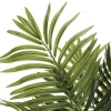 Artificial Plant, 47" Tall, Areca Palm Tree, Indoor, Faux, Fake, Floor, Greenery, Potted, Real Touch, Decorative, Green Leaves, Black Pot