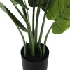 Artificial Plant, 37" Tall, Aureum Tree, Indoor, Faux, Fake, Floor, Greenery, Potted, Real Touch, Decorative, Green Leaves, Black Pot