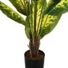 Artificial Plant, 47" Tall, Evergreen Tree, Indoor, Faux, Fake, Floor, Greenery, Potted, Real Touch, Decorative, Green Leaves, Black Pot