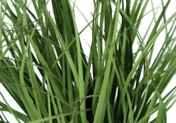 Artificial Plant, 23" Tall, Grass, Indoor, Faux, Fake, Table, Greenery, Potted, Real Touch, Decorative, Green Grass, Black Pot