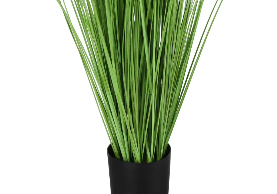 Artificial Plant, 47" Tall, Grass Tree, Indoor, Faux, Fake, Floor, Greenery, Potted, Real Touch, Decorative, Green Grass, Black Pot