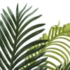 Artificial Plant, 47" Tall, Palm Tree, Indoor, Faux, Fake, Floor, Greenery, Potted, Real Touch, Decorative, Green Leaves, Black Pot