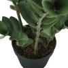 Artificial Plant, 29" Tall, Zz Tree, Indoor, Faux, Fake, Floor, Greenery, Potted, Real Touch, Decorative, Green Leaves, Black Pot