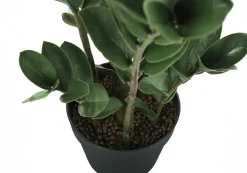 Artificial Plant, 29" Tall, Zz Tree, Indoor, Faux, Fake, Floor, Greenery, Potted, Real Touch, Decorative, Green Leaves, Black Pot