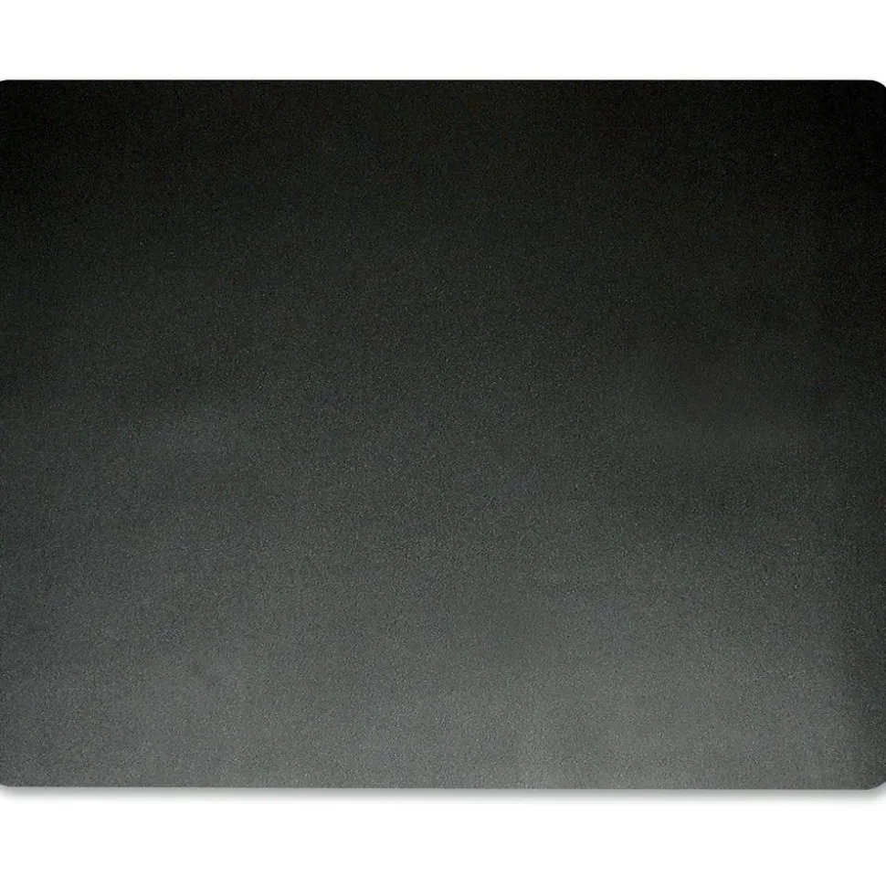 Artistic Eco-Black Desk Pad With Antimicrobial Protection, 20" H x 36" W, Black