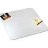 Artistic Eco-Clear Desk Pad With Antimicrobial Protection, 19"H x 24"W, Frosted Clear