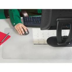 Artistic Eco-Clear Desk Pad With Antimicrobial Protection, 19