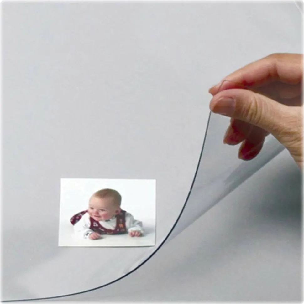 Artistic Eco-Clear Desk Pad With Antimicrobial Protection, 19"H x 24"W, Frosted Clear