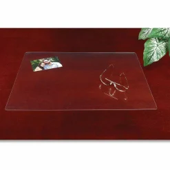 Artistic Eco-Clear Desk Pad with Antimicrobial Protection, 19" x 24", Clear