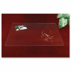 Artistic Eco-Clear Desk Pad with Antimicrobial Protection, 19