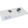 Artistic Krystal Antimicrobial Desk Pad - Rectangular - 36" Width x 20" Depth - Vinyl - Clear
