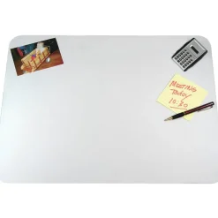 Artistic KrystalView Desk Pad With Antimicrobial Protection, 22" x 17", Clear