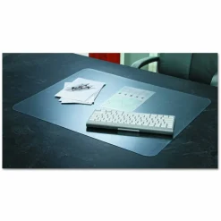 Artistic KrystalView Desk Pad With Antimicrobial Protection, 22
